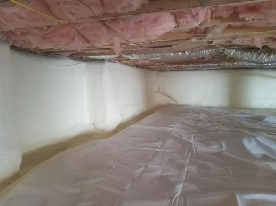Crawl space encapsulation with closed-cell spray foam for Roof Waterproofing in Citrus Park